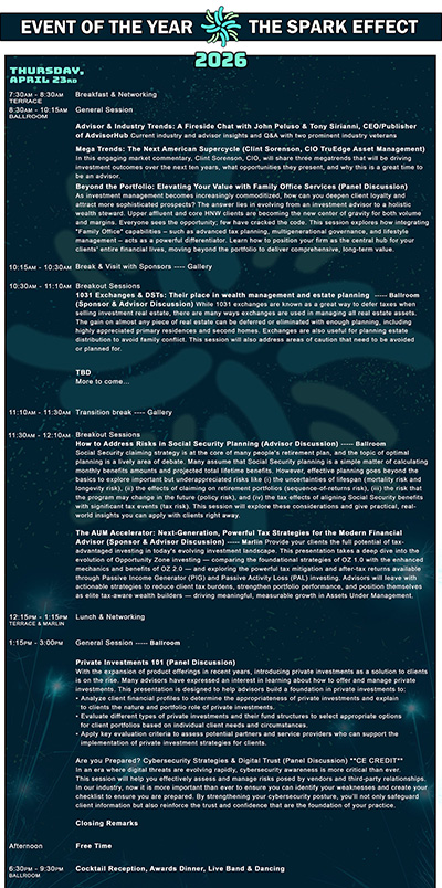 Agenda - Day 3 and 4